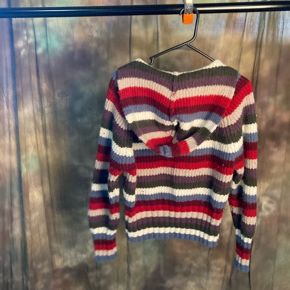 Multi-Colored Wool Hooded sweater - Picture 3 of 6